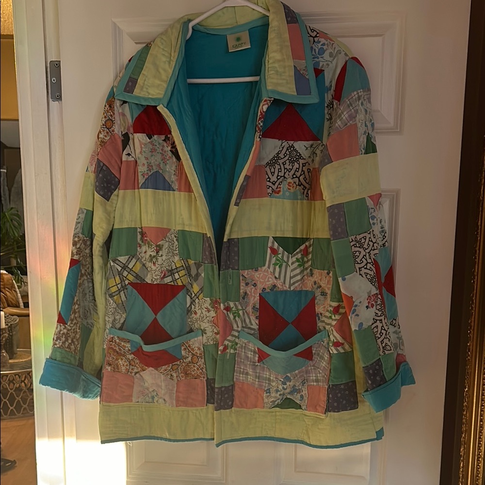 KAPPY vintage quilted patchwork jacket.